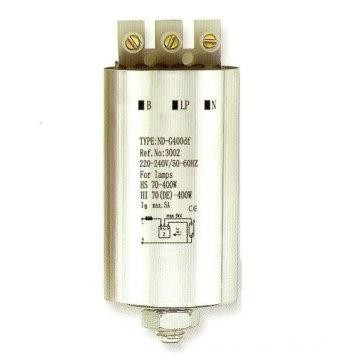 Ignitor para lámparas de halogenuros metálicos de 70-400W, lámparas de sodio (ND-G400DF)